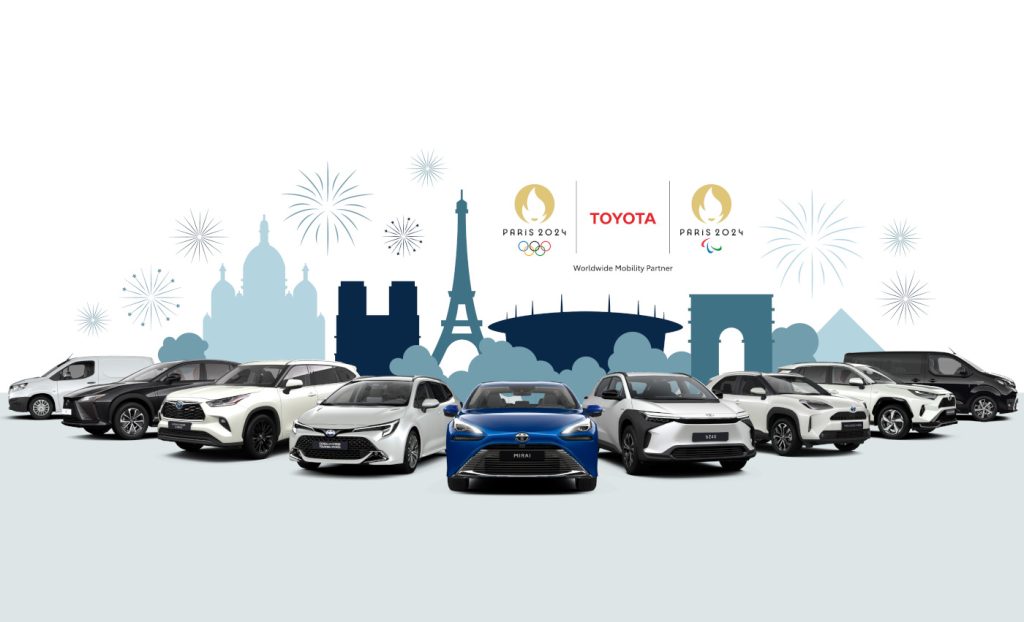 Toyota Menyiapkan 3.374 Unit Mobil Dukung Pelaksanaan Olimpiade Paris 2024
