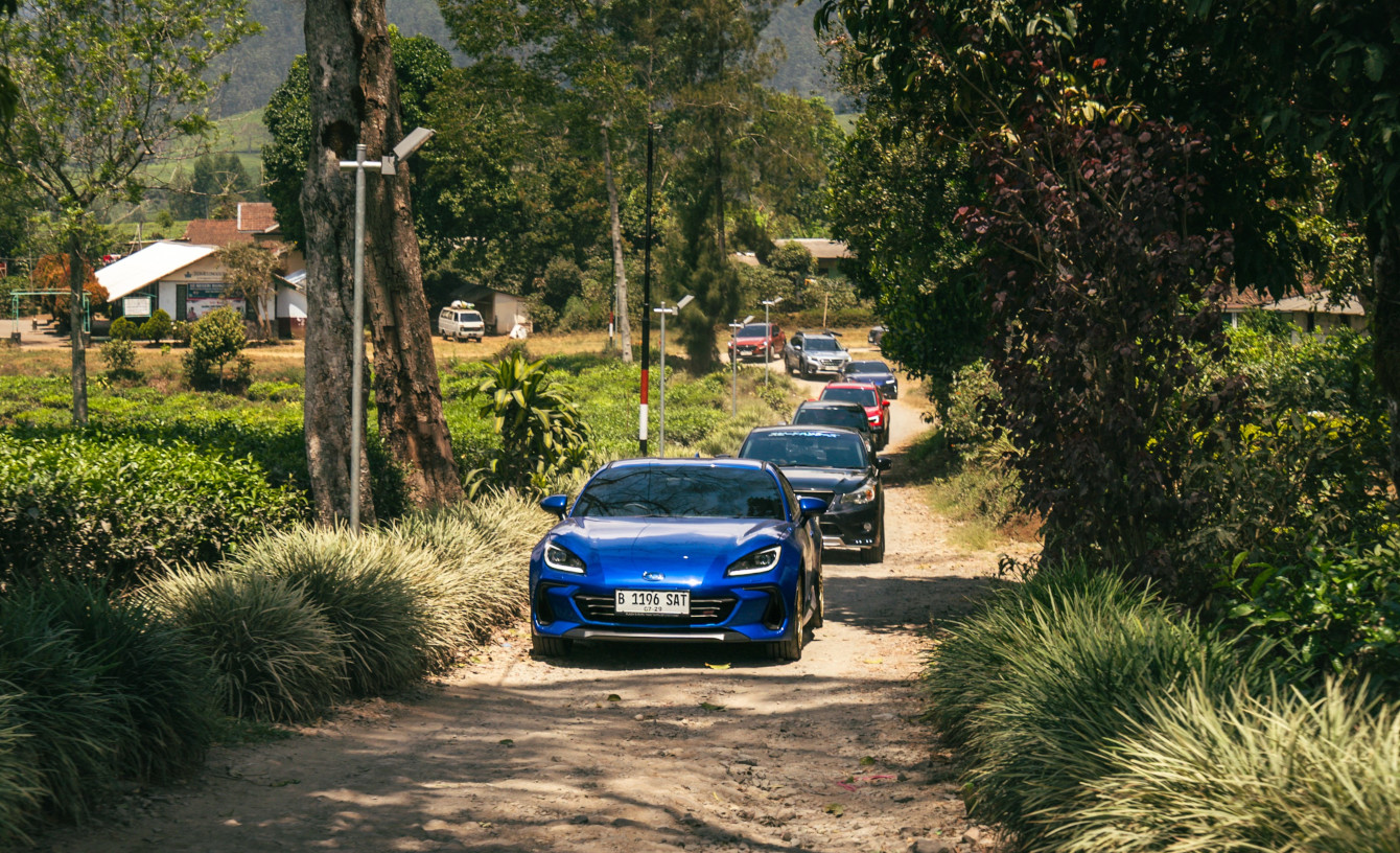 Acara diikuti 72 peserta yang ikut di dalam 32 mobil Subaru