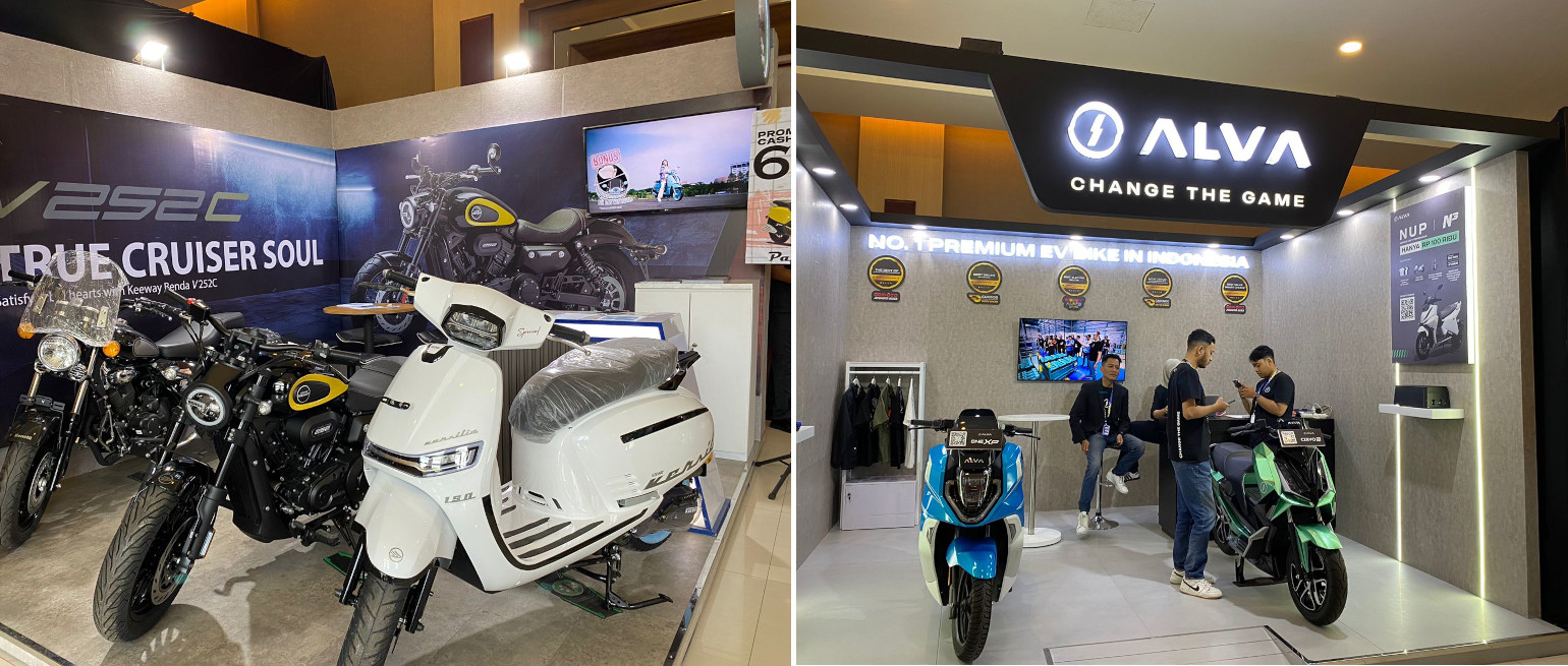 Keeway, Alva, Royal Enfield, Scomadi dan Benelli hadir di GIIAS Bandung 2024