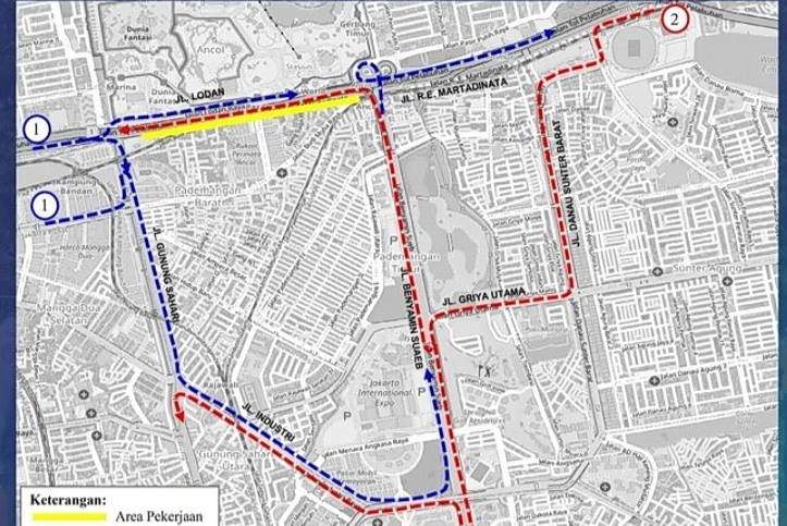 Rekayasa lalu lintas pembangunan Tol Harbour