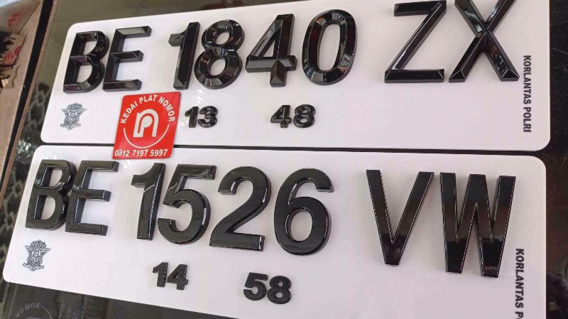 Plat Nomor Kendaraan Lampung