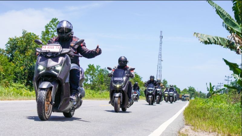 Tips Pakai Teknologi YECVT di Yamaha NMAX Turbo, Pas Untuk Libas Tanjakan! NMAX Turbo Libas Kalimantan