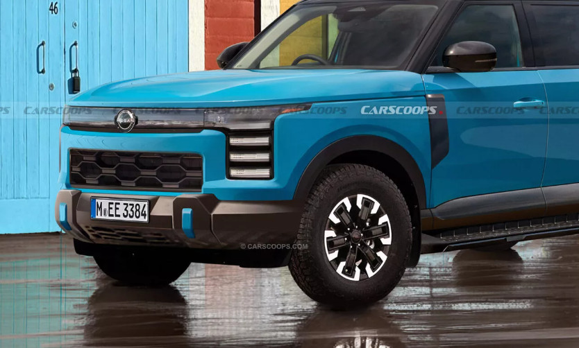 Fascia Nissan Navara 2026 memperkuat kesan boxy