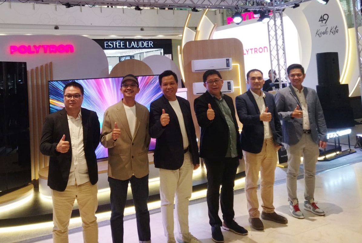 Motor Listrik Polytron Fox-500 Meluncur di 49 Tahun Kiprah Polytron Jajaran manajemen Polytron saat perilisan beberapa produk terbaru menyemarakkan HUT ke-49