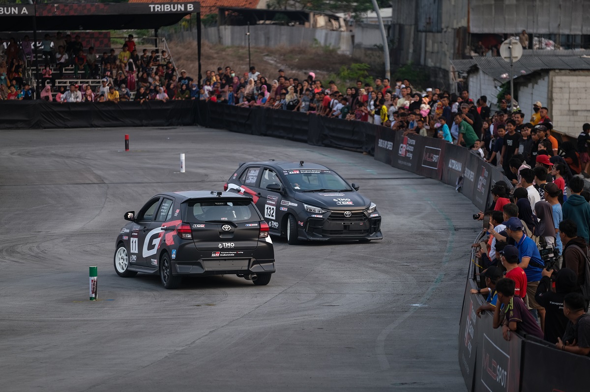 Kejurnas Slalom 2024 ini, tim TOYOTA GAZOO Racing Indonesia pakai Agya baru