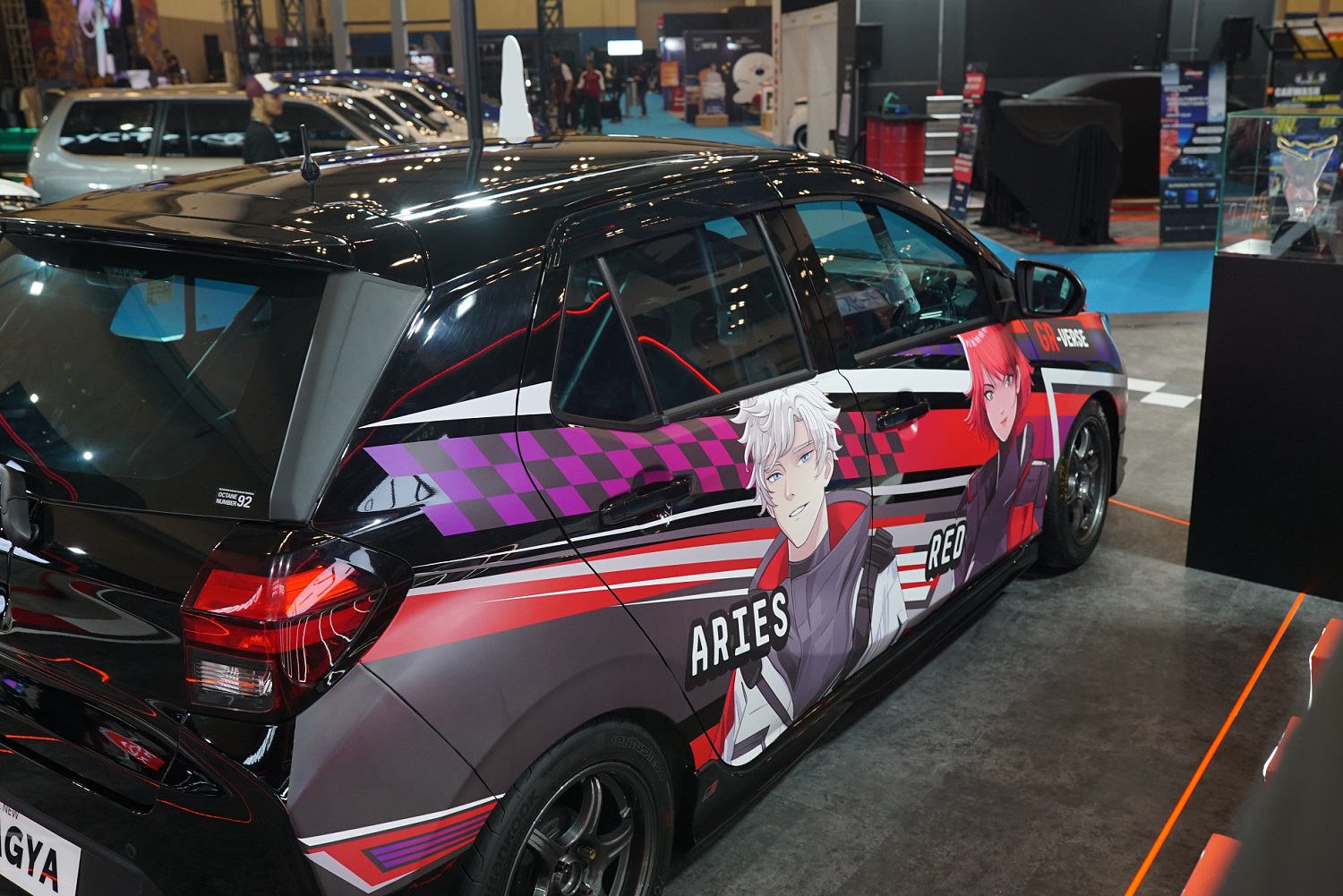 All New Agya Race Car yang dibesut body builder. 