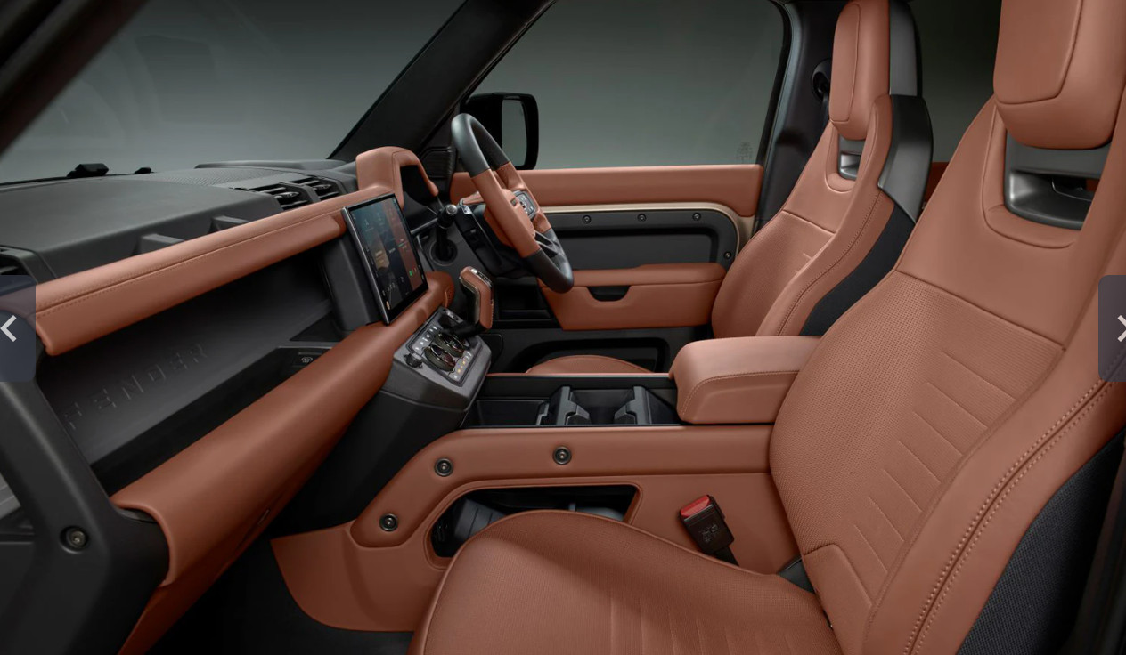 Interiorr New Defender OCTA mewah dan kokoh