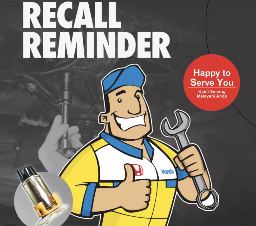 Recall komponen Fuel Pump sebagai kelanjutan dari kampanye yang dimulai sejak 2020