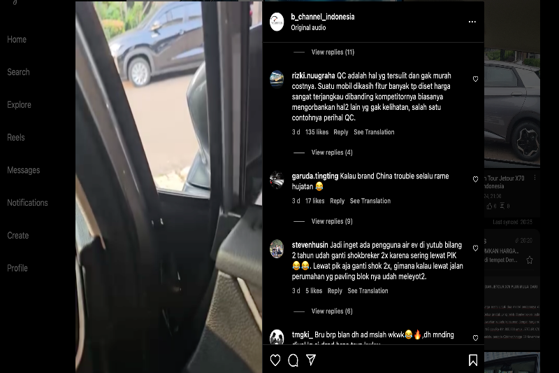 Shockbreaker BYD M6 bermasalah