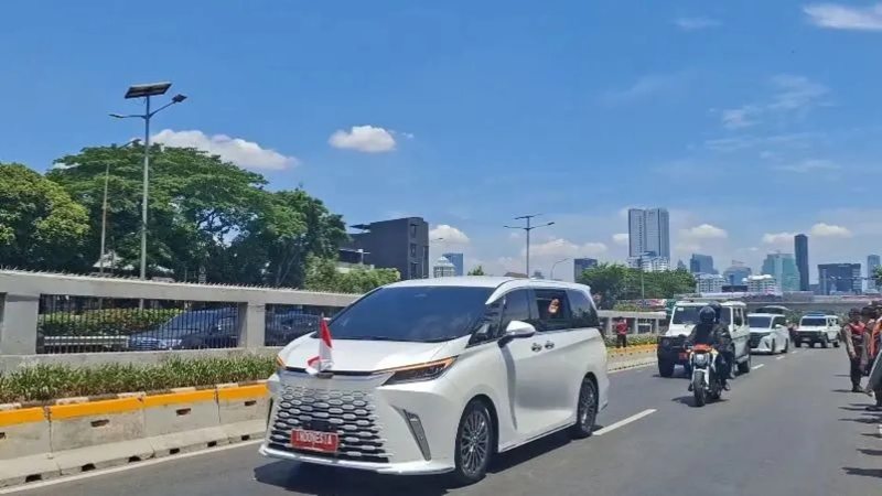 Mobil dinas Wapres Gibran