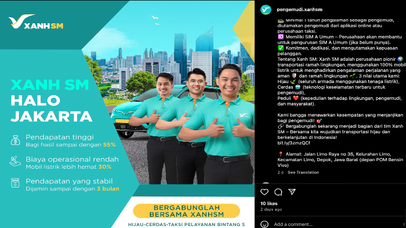 VinFast VF e34 Segera Jadi Armada Taksi, Siap Bersaing Dengan Bluebird? VinFast VF e34 segera jadi armada taksi