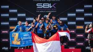 Sejarah Baru, Pebalap Indonesia Aldi Satya Mahendra Juara Dunia World Supersport 300