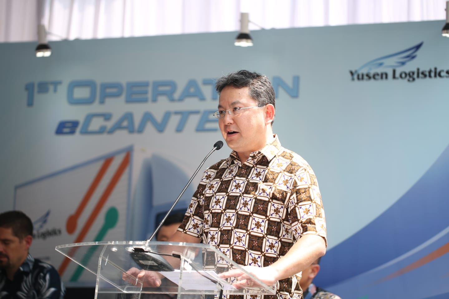 Daisuke Okamoto, selaku Presiden Direktur PT. KTB memberikan kata sambutan