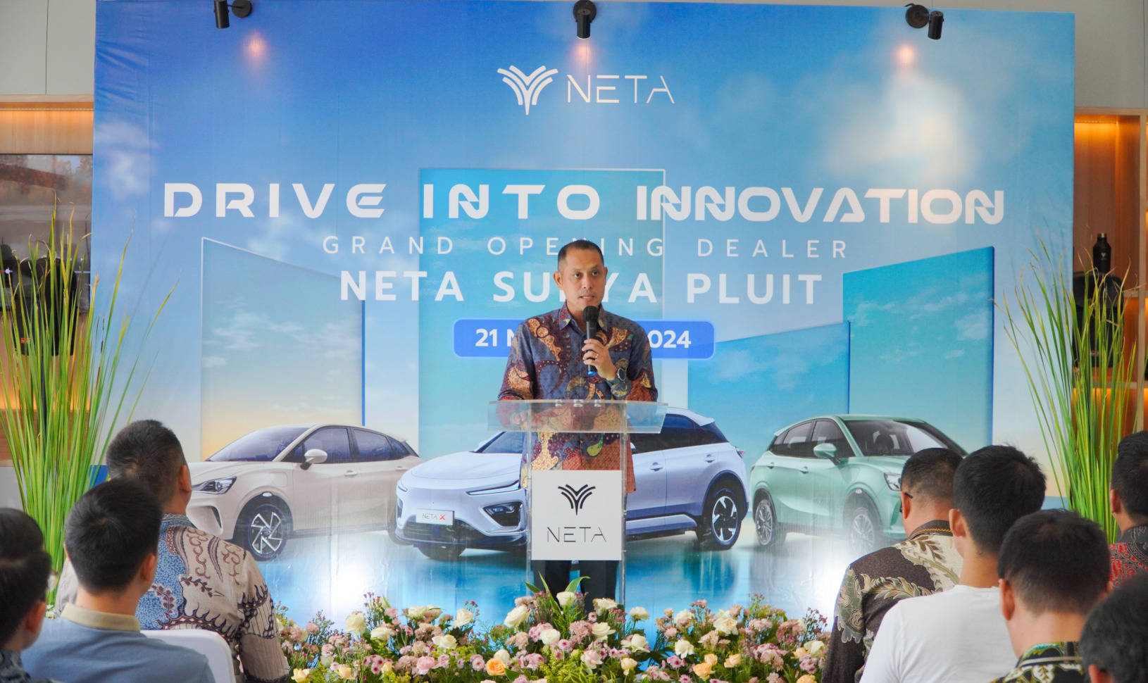 Junianto Naibaho, President Director PT Surya Mobil Abadi yang membawahi diler Neta Surya Pluit
