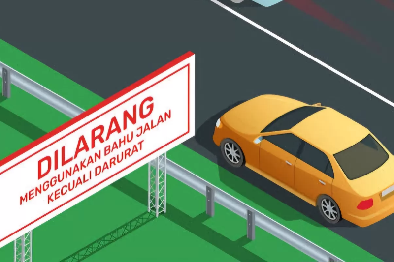 6 Tips Aman Berhenti di Bahu Jalan Tol Agar Tetap Selamat Selama Perjalanan Tips aman berhenti di bahu jalan tol