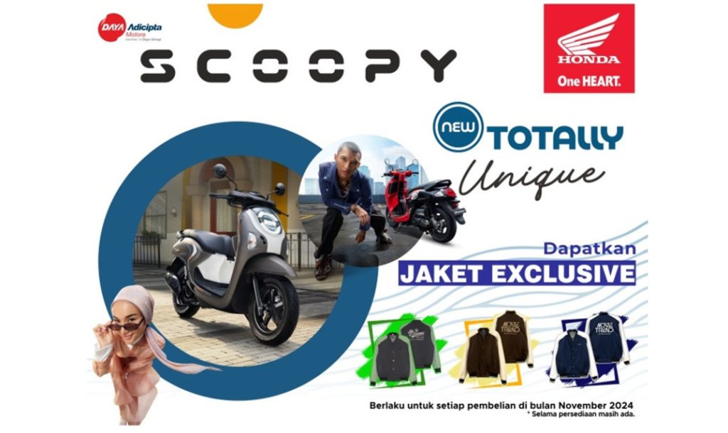 Promo Spesial Jaket Eksklusif New Honda Scoopy
