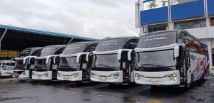 PO DMH Trans Jagoan Jawa Barat Resmi Rilis 5 Armada Baru Pakai Basis Hino RM 280 ABS