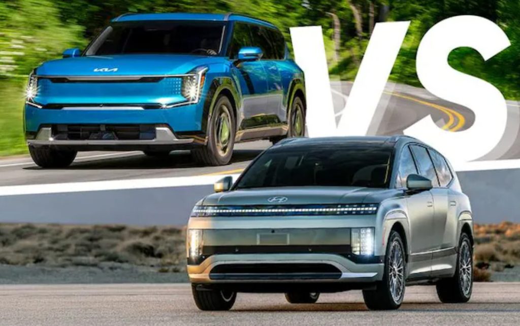 Hyundai Ioniq 9 vs Kia EV9 Satu Basis Tapi