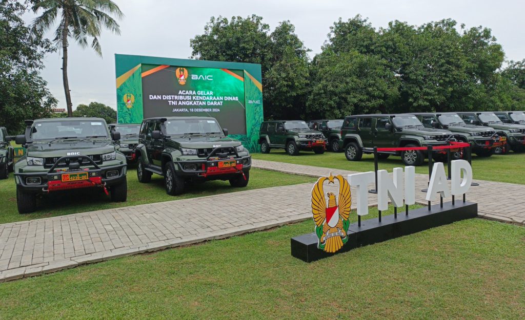 22 Unit BAIC BJ40 Plus Jadi Kendaraan Dinas TNI AD