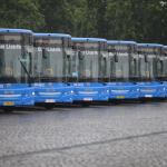 90 Bus Listrik SAG Resmi Jadi Armada Transjakarta