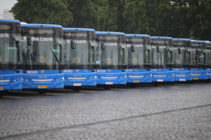 90 Bus Listrik SAG Resmi Jadi Armada Transjakarta