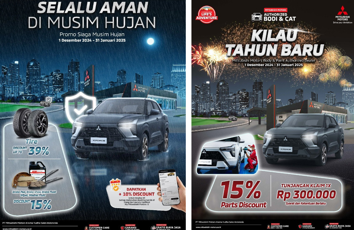 Dua program aftersales manjakan pengguna Mitsubishi di akhir tahun 2024