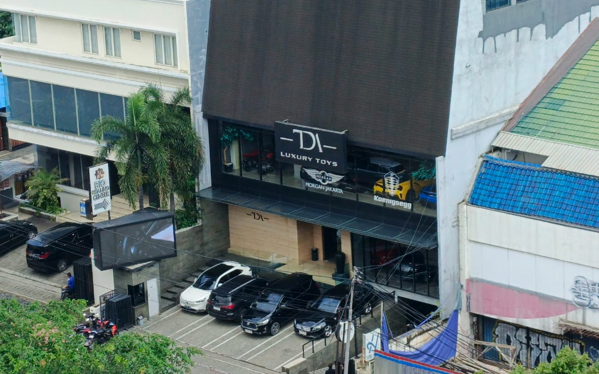 Showroom lama TDA Luxury Toys akan menjadi headquarter