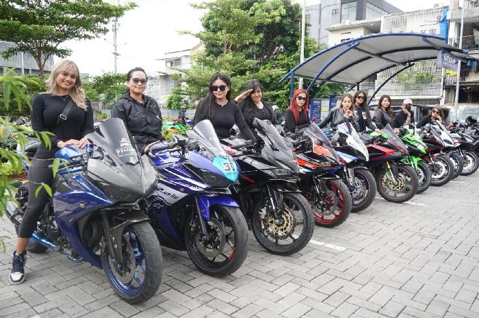 Komunitas Motor Wanita Girls on Fairing (GoF) di Indonesia