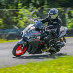 Sensasi Ngebut Pakai Yamaha Aerox Alpha Turbo di Sirkuit Sentul Karting