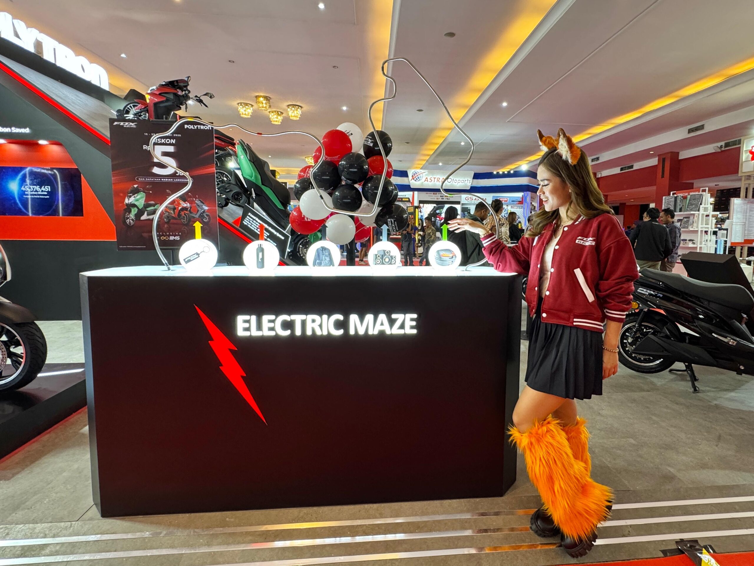 Polytron di IIMS 2025 Kasih Diskon Rp 5 Juta dan Test Ride Eksklusif Fox-500 Tak hanya diskon, ada juga hadiah langsung yang bisa diboyong konsumen di IIMS 2025