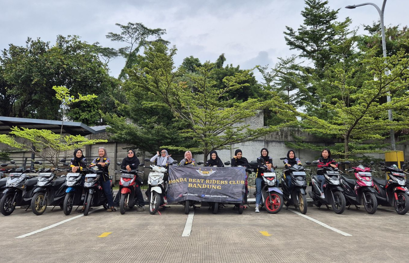 Musyawarah Besar Honda BeAT Riders Club (HBRC) Bandung Perkokoh Soliditas HBRC Bandung periode 2024-2025 turut menyampaikan laporan pertanggungjawaban
