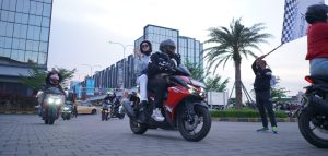 Ratusan Gang Alpha Meriahkan We Are Aerox Society di Pontianak dan Makassar