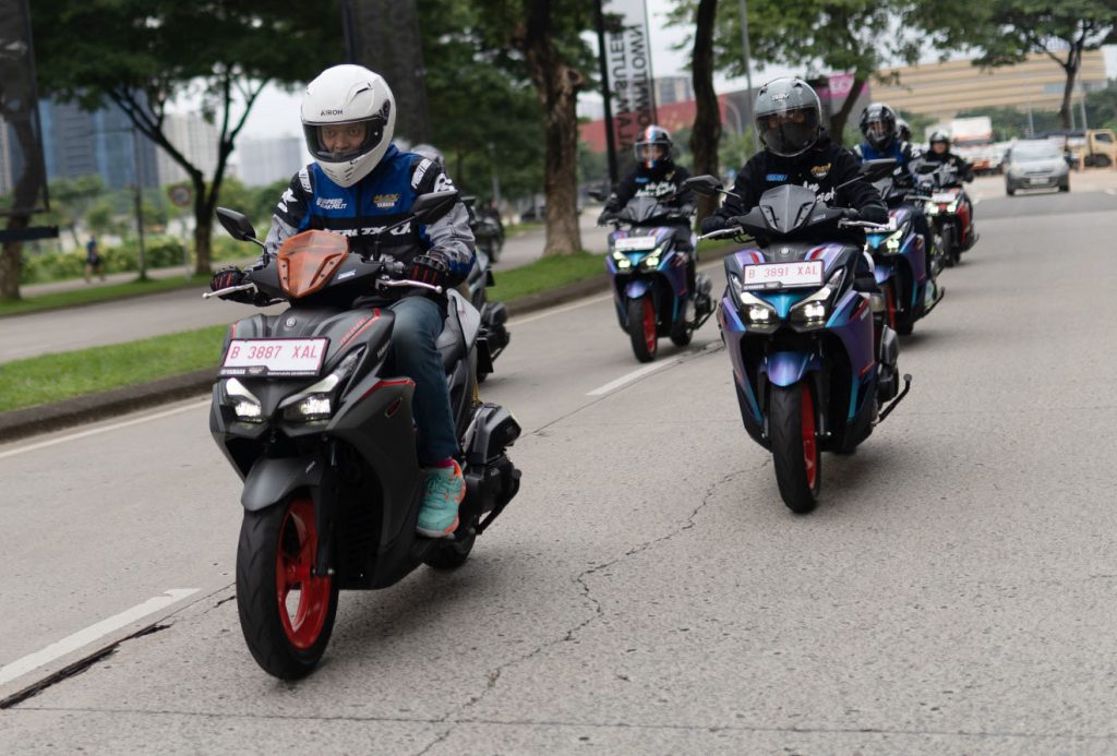 Keseruan We Are Aerox Society di Jakarta