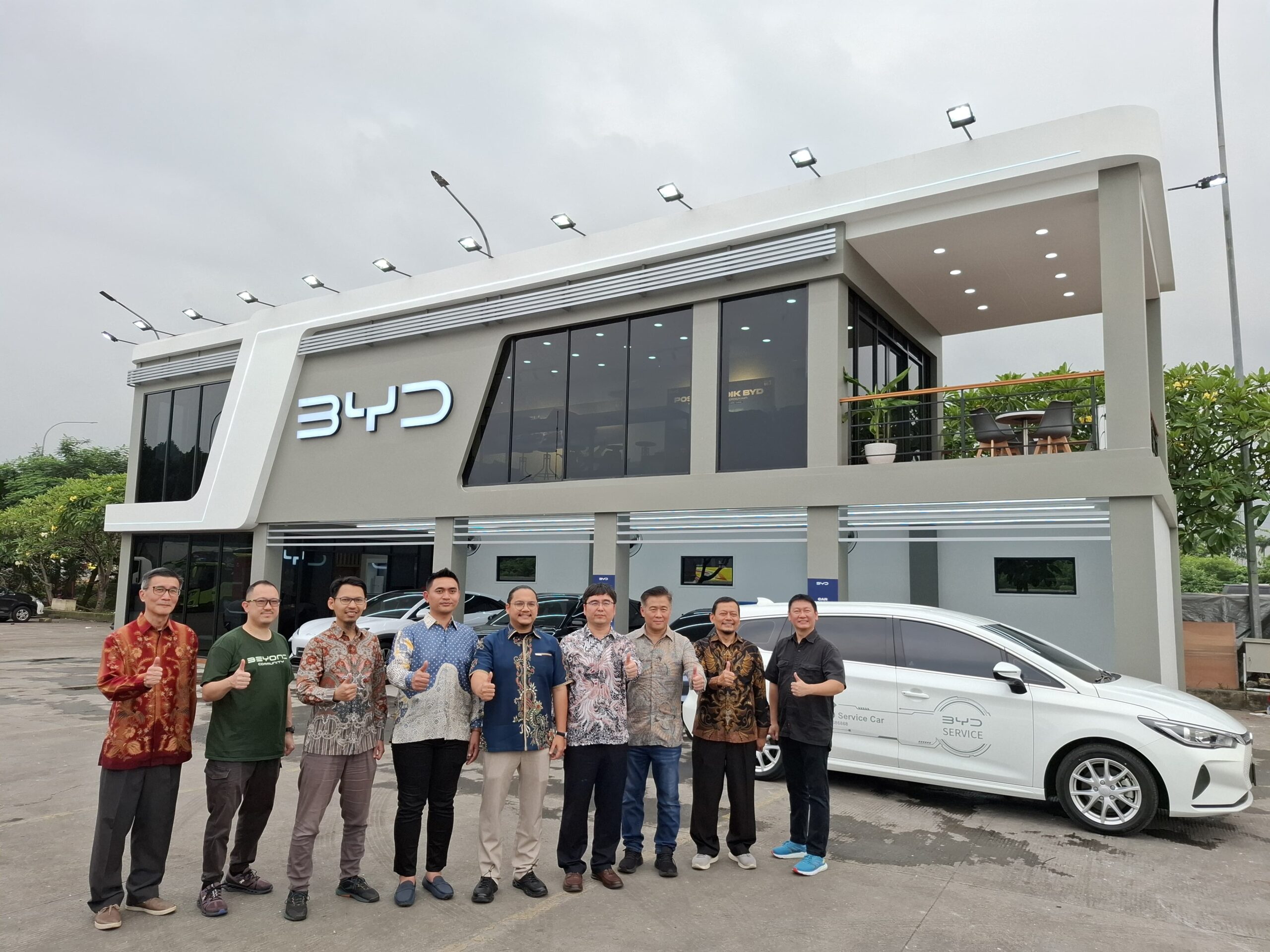 Posko Mudik yang disiapkan BYD dilengkapi berbagai fasilitas menarik