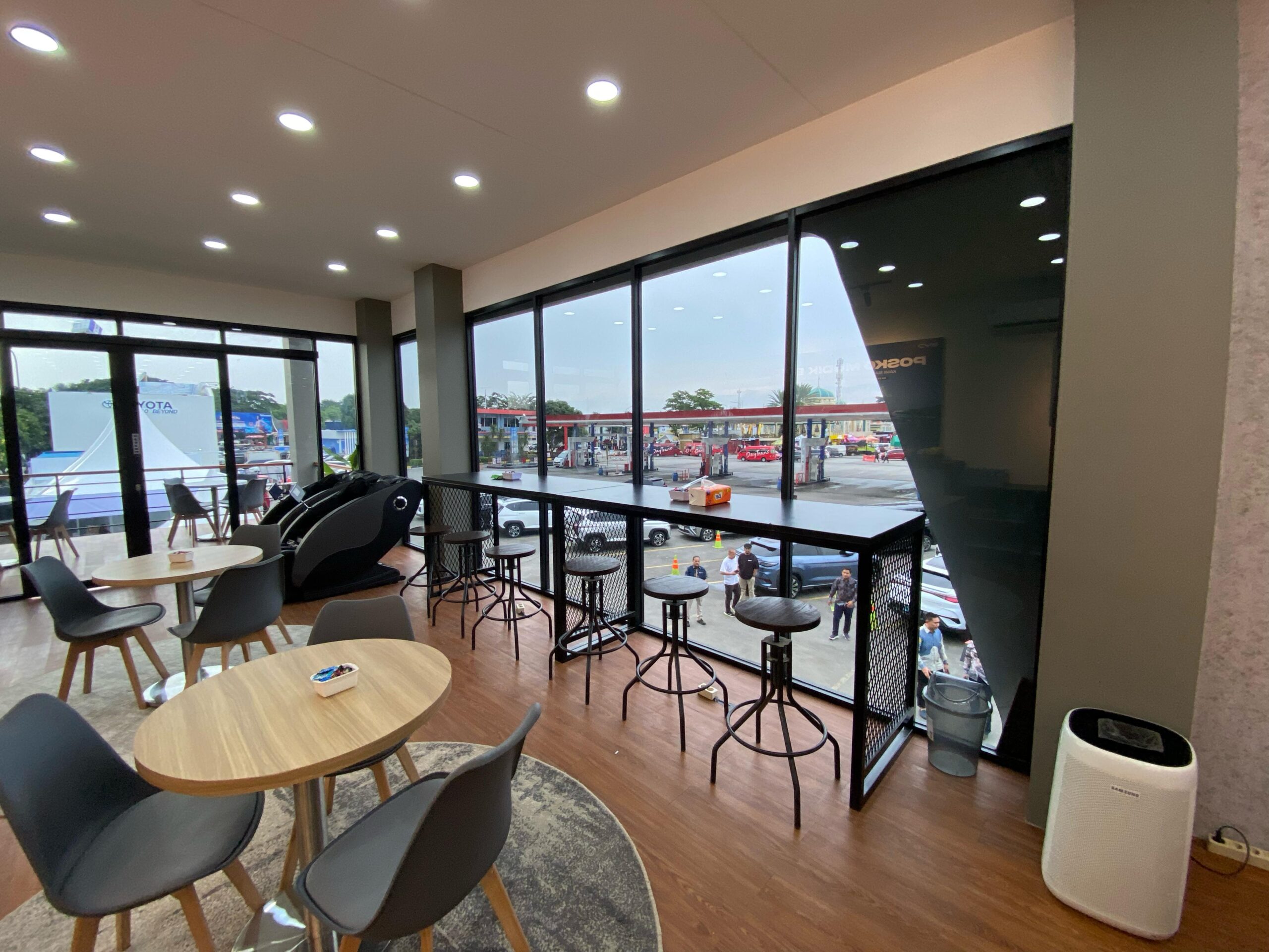 Ruang tunggu di BYD Posko Mudik nyaman