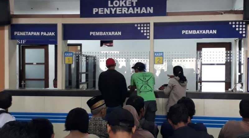 Loket untuk layanan cek fisik motor