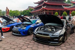 Liberty Walk Jepang dan Puluhan Mobil Modifikasi Keren Siap Menggebrak IMX Semarang di area Sam Poo Kong