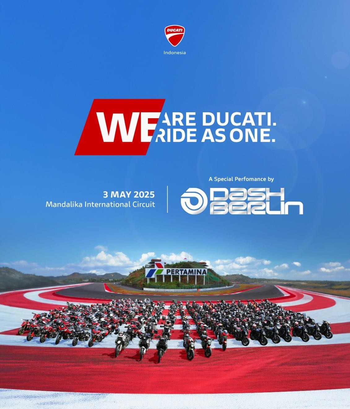 Ducati We Ride As One 2025 Siap Ngumpul Seru di Mandalika WRAO 2025