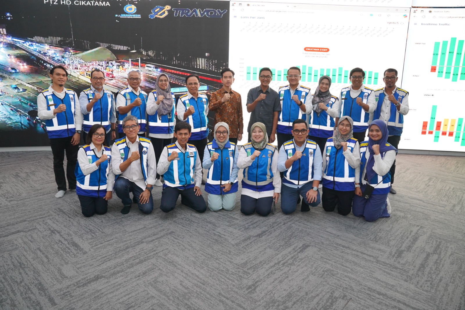 Wapres Gibran Tinjau Arus Balik di JMTC 1