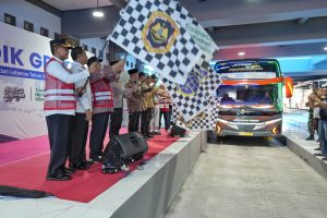 1.584 Peserta Angkutan Balik Mudik Gratis Kemenhub via Bus dari Yogyakarta Diberangkatkan