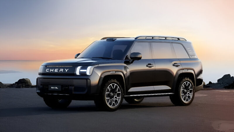 Auto Shanghai 2025 : Lihat Langsung SUV 3 Baris Chery Tiggo 9L Bisa Jalan Kepiting tiggo 9L 1