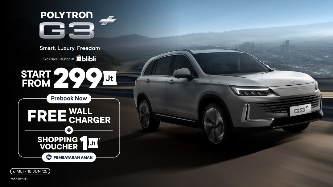 1. Prebook Polytron G3 dan G3