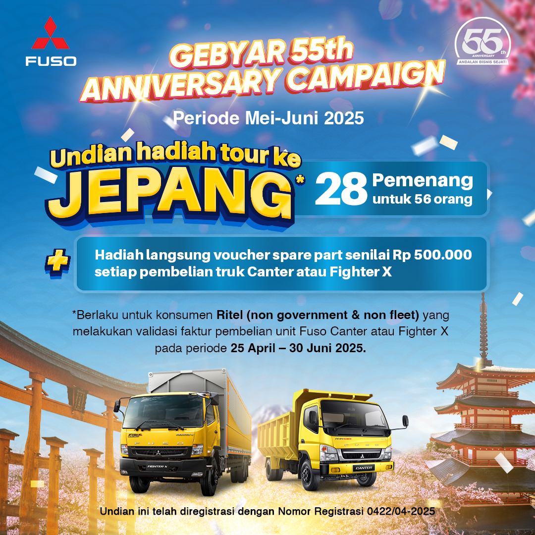 FUSO Gebyar 55h Anniversary Campaign 1