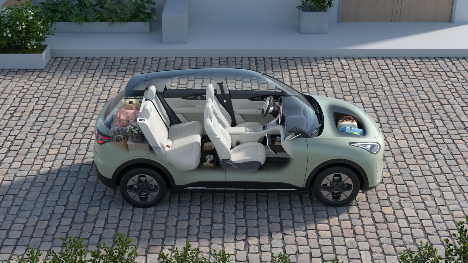 Foto 2 Kabin lega dan 36 kompartemen fleksibel jadikan Geely Xingyuan praktis untuk segala aktivitas