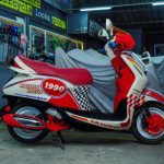 Referensi Modifikasi Yamaha Grand Filano ala Motor Vintage Rally