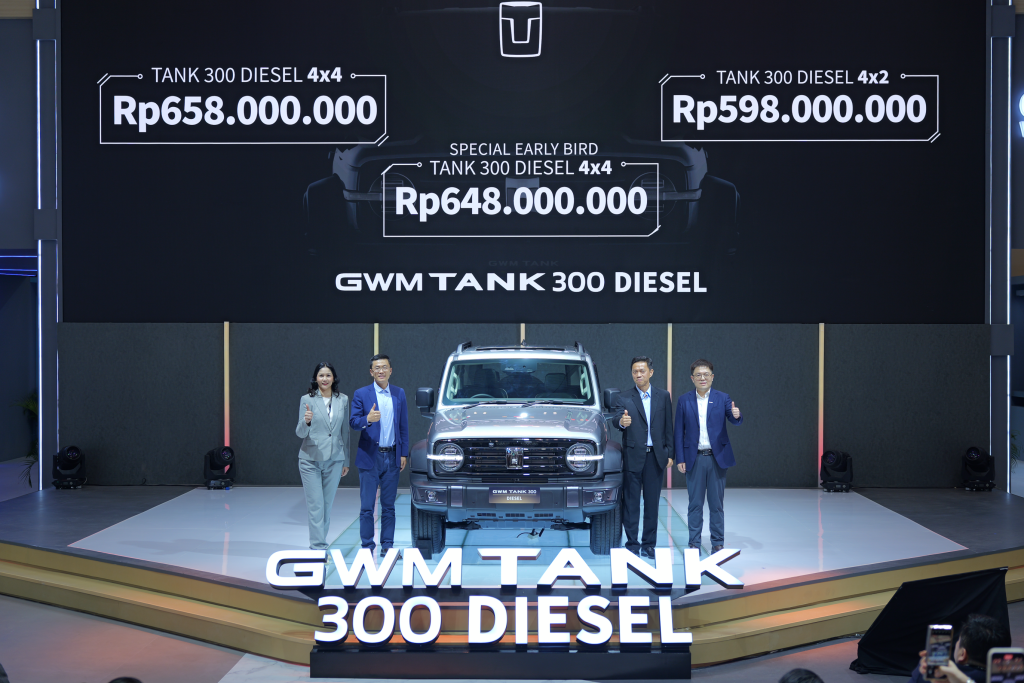 Spesifikasi dan Harga GWM Tank 300 Diesel