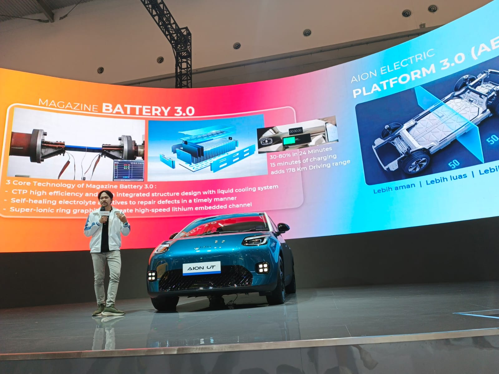 AION UT Ekspos Fitur Keselamatan Lengkap, Klaim Aman Charge di SPKLU Sambil Hidupkan AC aion UT 4