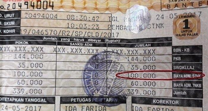 berapa denda pajak mobil telat 1 bulan - Moladin