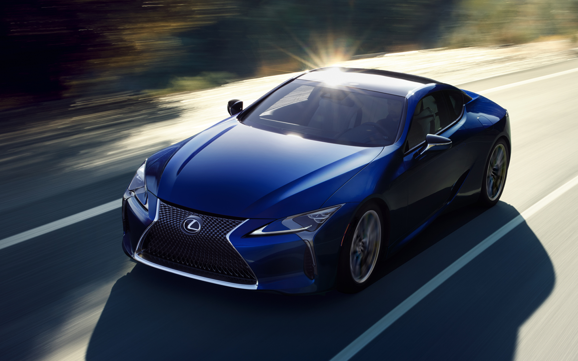 lexus 2025 lc 500h performance package ultrasonic blue mica 2.0