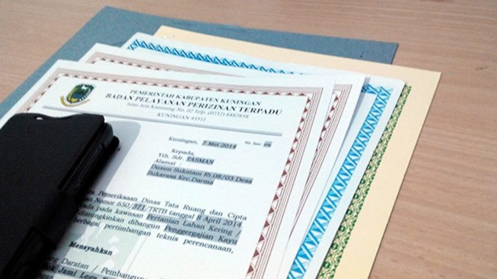 
tambahan dokumen perysaratan ganti kaleng motor perusahaan